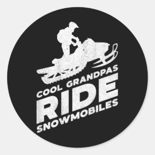 Adesivo Vovô legal Ride Snowmobiles - Motor Sled (On B)