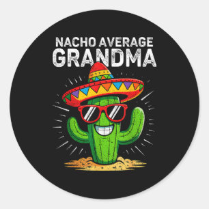 Adesivo Vovó média nacho engraçado cinco de mayo mexicano