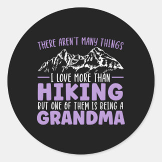 Adesivo Vovó Montanha Subindo Hiker Avó