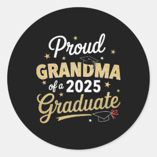 Adesivo Vovó Orgulhosa De Graduação De Avó Formando 2025