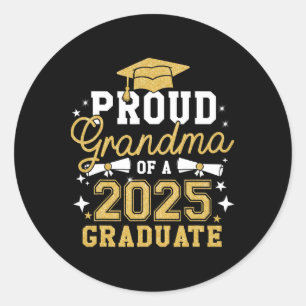Adesivo Vovó Orgulhosa De Graduação De Avó Formando 2025
