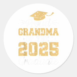 Adesivo Vovó Orgulhosa Do Graduação Do Formando 2025