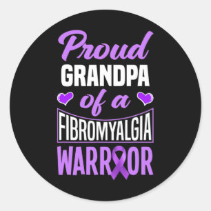 Adesivo Vovô Orgulhoso De Um Guerreiro De Fibromialgia