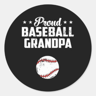 Adesivo Vovô Orgulhoso Dia de os pais Baseball