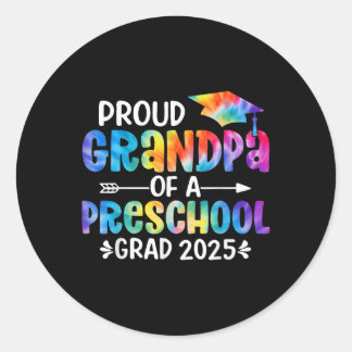 Adesivo Vovô Orgulhoso Do Formando De Pré-Escolas 2025 Tie