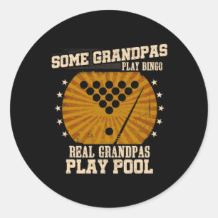 Adesivo Vovô Shirt Mens Billiards - Real Vovô Play