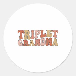 Adesivo Vovó Tripla De Tripletes Vovô Triplet