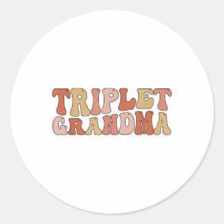 Adesivo Vovó Tripla De Tripletes Vovô Triplet