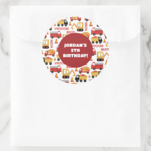 Adesivo Vroom Honk Beep! Caminhões