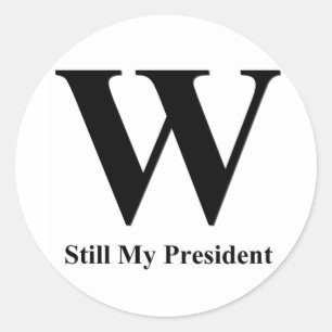 Adesivo W ainda meu presidente