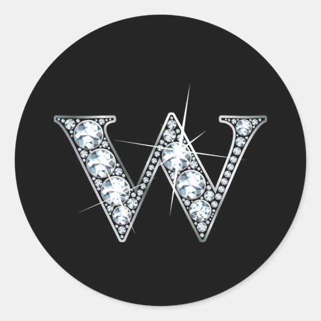 Adesivo W Faux-"Diamond Bling" (Frente)