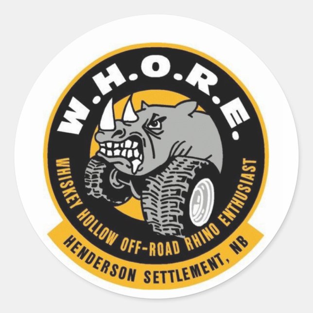 ADESIVO W.H.O.R.E. STICKER (Frente)