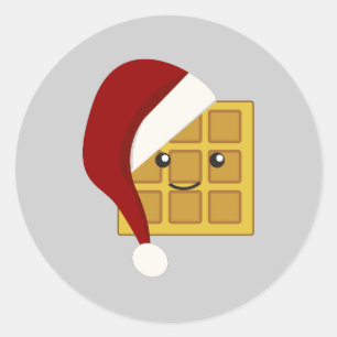 Adesivo Waffle do Natal
