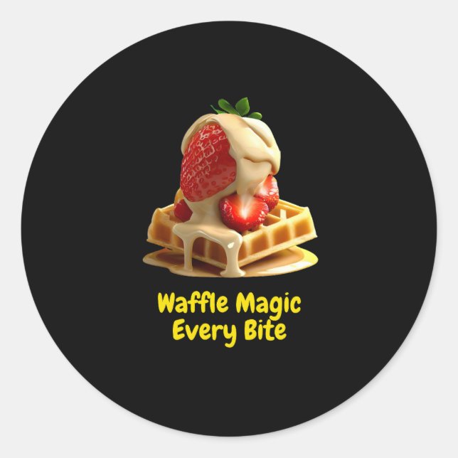 Adesivo Waffle Magic (Frente)
