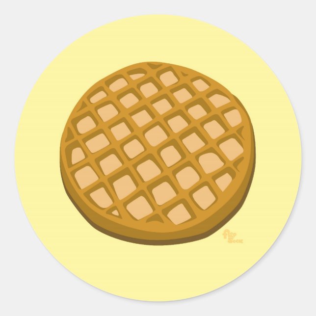 Adesivo Waffle Sticker (Frente)