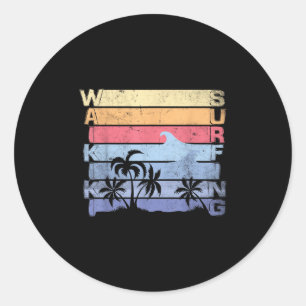 Adesivo Waikiki Surfing Vintage Surf Conselho Mães de prai