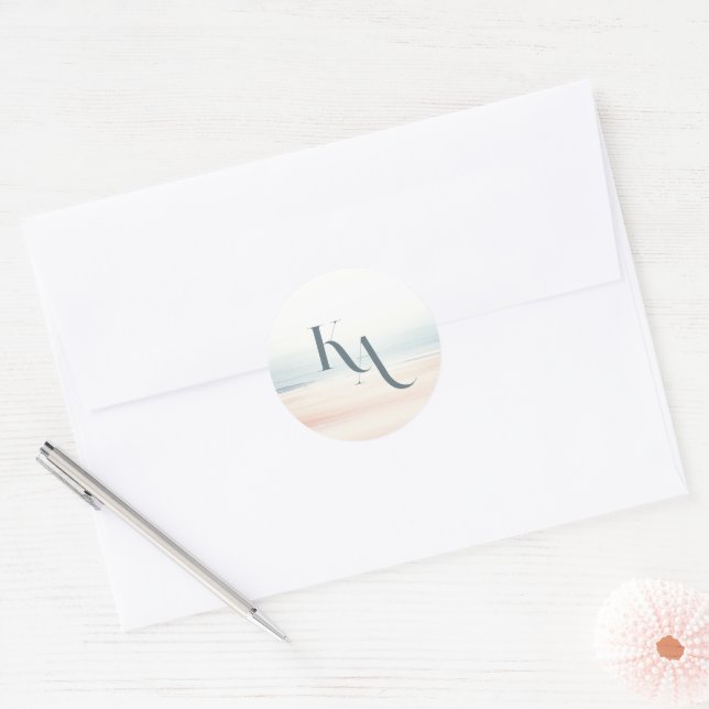 Adesivo Wailea Wedding Monograma (Envelope)