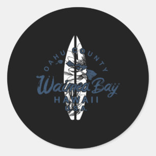 Adesivo Waimea Y Hawaii Costa Norte Oahu Surf Havaiano