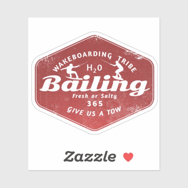 Adesivo Wakeboard (Folha)