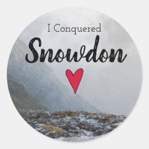 Adesivo Wales Conquistou Snowdon Welsh Stream Souvenir