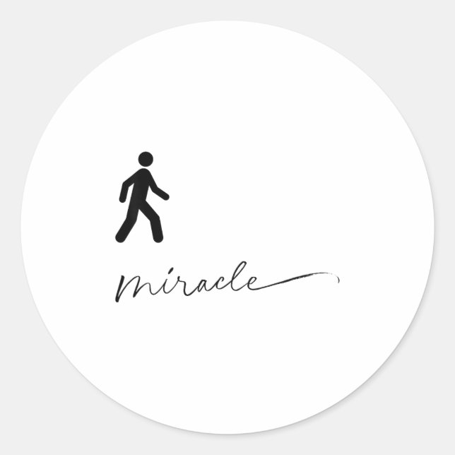 Adesivo Walking Miracle Apparel  (Frente)