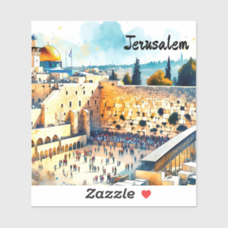 Adesivo Wall Wall Kotel Water Color Art
