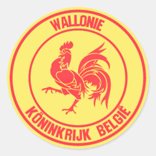 Adesivo Wallonie Round Emblem