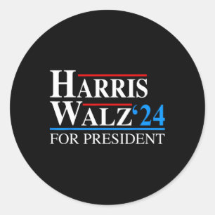Adesivo Waltz 2024 Vp Vice-Presidente Kamala Harris Tim Wa