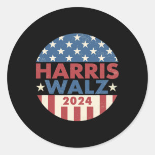 Adesivo Walz 2024 Kamala Harris 2024 Tim Walz 2024 Usa Fla