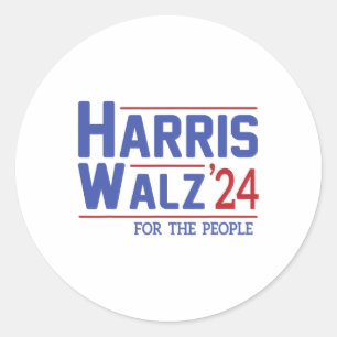 Adesivo Walz 2024 Presidente Americano Flag Kamala Harris