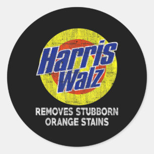 Adesivo Walz 2024 Remove O Stubborn Orange Stain Humorous