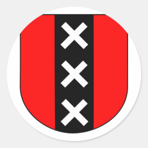 Adesivo Wapen Amsterdam, Países Baixos