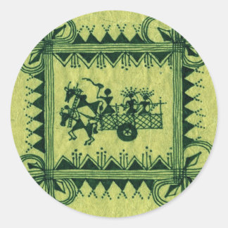 Adesivo Warli BullockCart