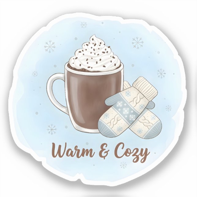Adesivo Warm & Cozy Christmas (Frente)