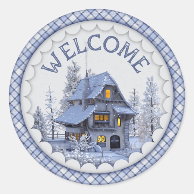 Adesivo Warm Winter Welcome (Frente)