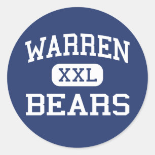 Adesivo Warren - Bears - Segundo grau - Downey California