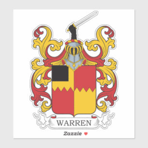 Adesivo Warren Family Crest