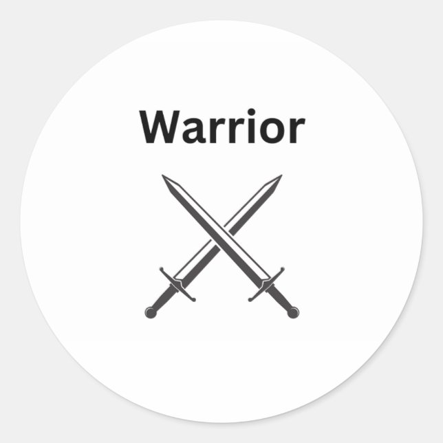 Adesivo Warrior Sticker (Frente)