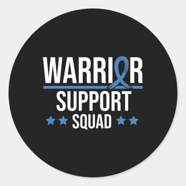 Adesivo Warrior Support Squad Diabetes Awareness  (Frente)