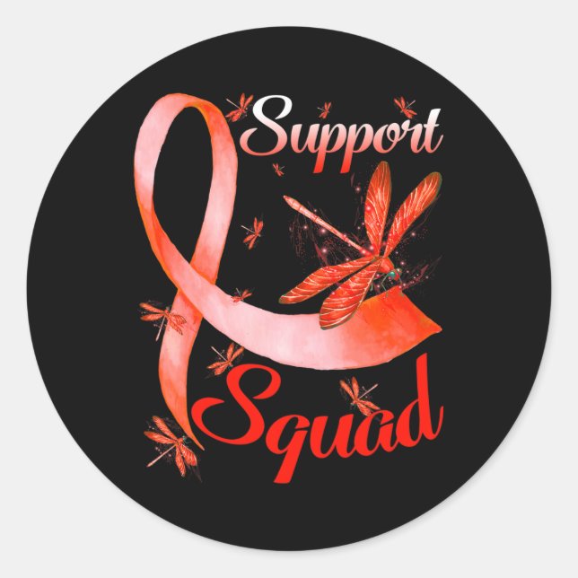 Adesivo Warrior Support Squad Dragonfly Rsd Crps Consciênc (Frente)