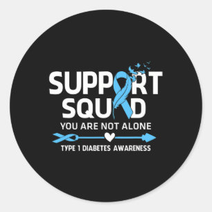 Adesivo Warrior Support Squad Type 1 Diabetes Sensibilizaç