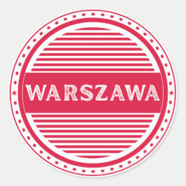 Adesivo Warsaw City Pride Emblem – Polish Identity