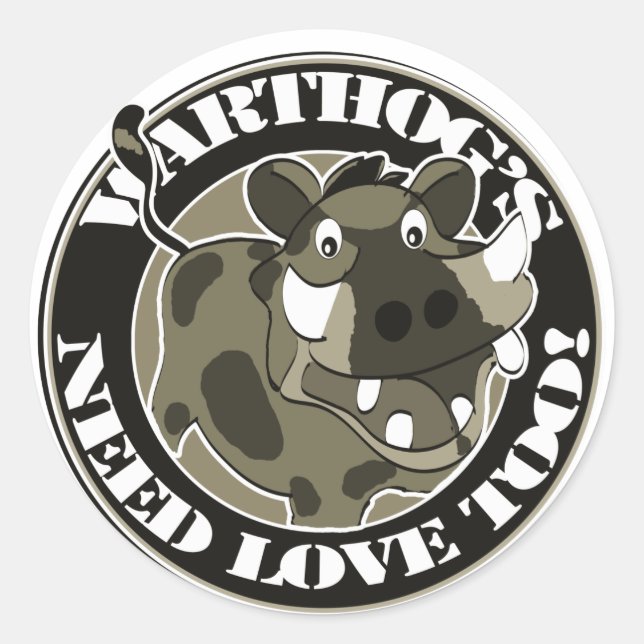 Adesivo Warthog Love (Frente)