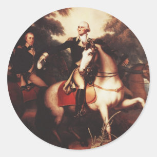 Adesivo Washington Antes de Yorktown por Rembrandt Peale