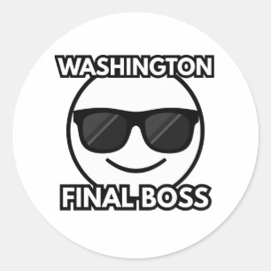 Adesivo Washington Chefe Final Emoji Sticker Legal