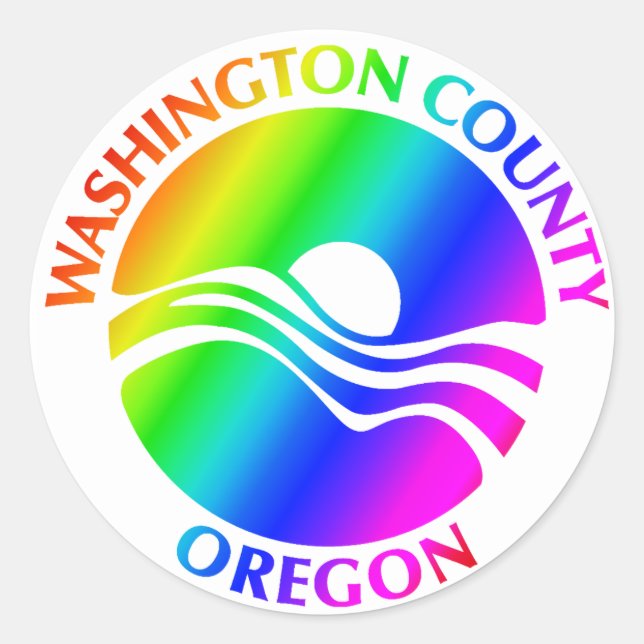 Adesivo Washington County Pride Sticker - 3 polegadas (Frente)