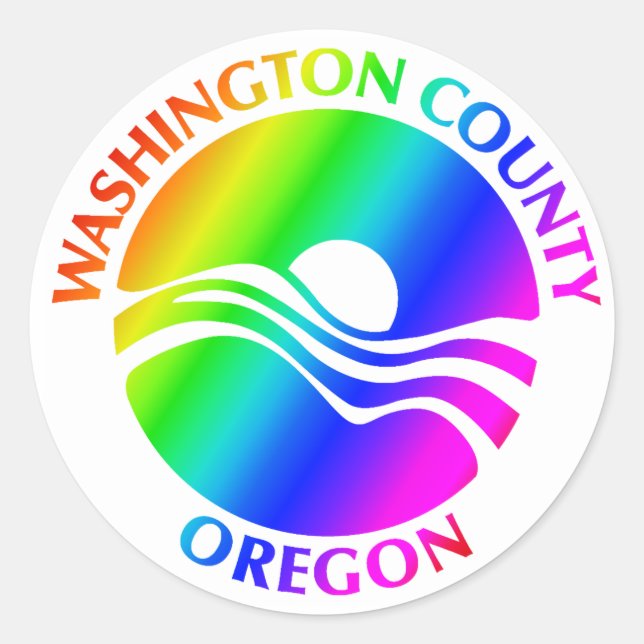 Adesivo Washington County Pride Stickers (Frente)