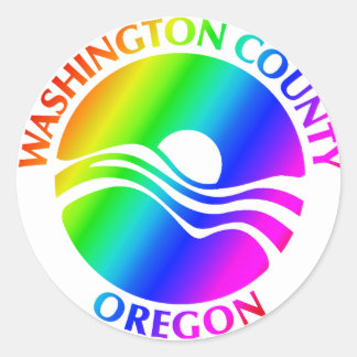 Adesivo Washington County Pride Stickers - Pequeno 1,5 pol