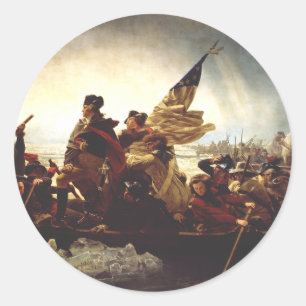 Adesivo Washington Cruzando o Delaware por Emanuel Leutze