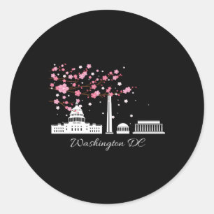 Adesivo Washington D Cherry Blossoms City Monuts